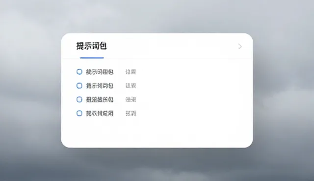 提示词生成:精准与效率的取舍