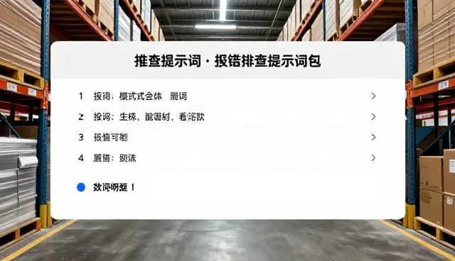 视频提示词生成器软件使用中报错的原因分析